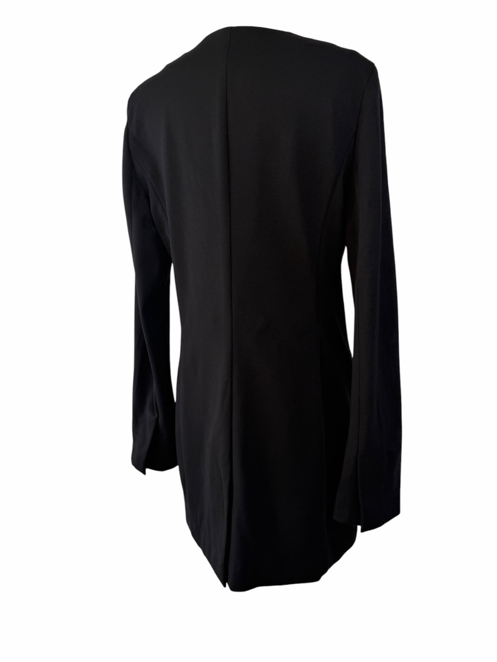 PEARL by Lela Rose Ponte Blazer Black Double-Breasted Women's Jacket 8 - Picture 6 of 11